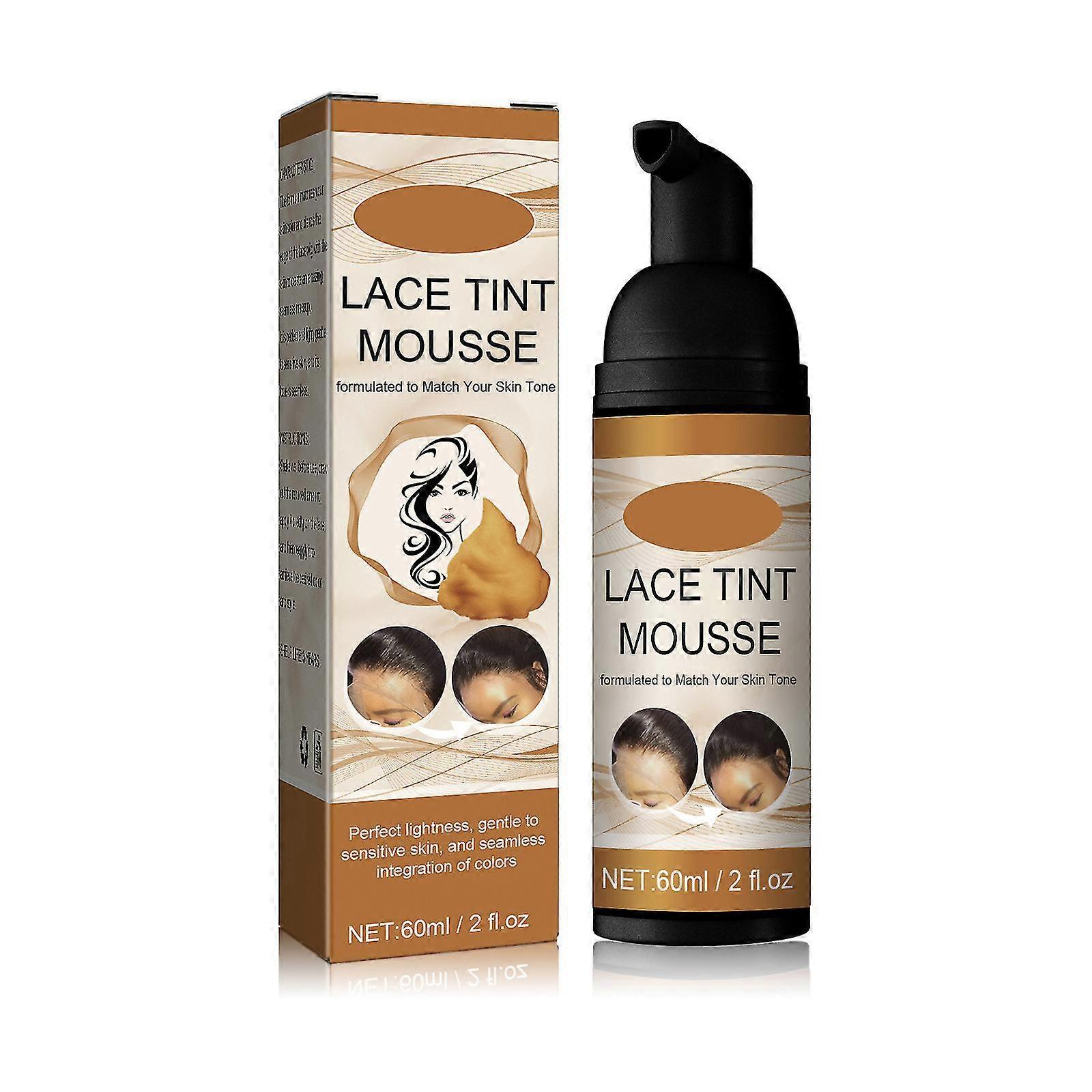 Spray do peruk, Root Touch Up Ciemnobrązowy lakier do włosów Lace Tint Mousse do peruk, Quick Dry Adhesive Spray Tw