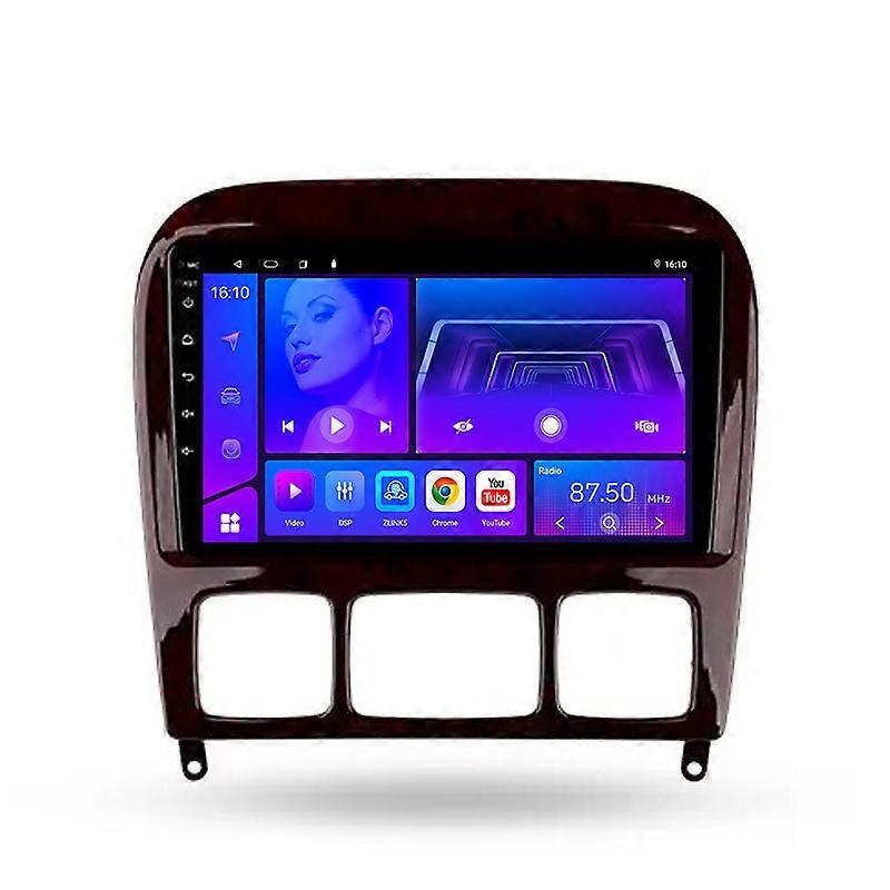 2 Din For Benz S-Class S Class W220 VV220 1998 - 2005 Carplay 4G WIFI Android Auto Car Radio Player Stereo Car Multimedia Video player GPS Navigation 