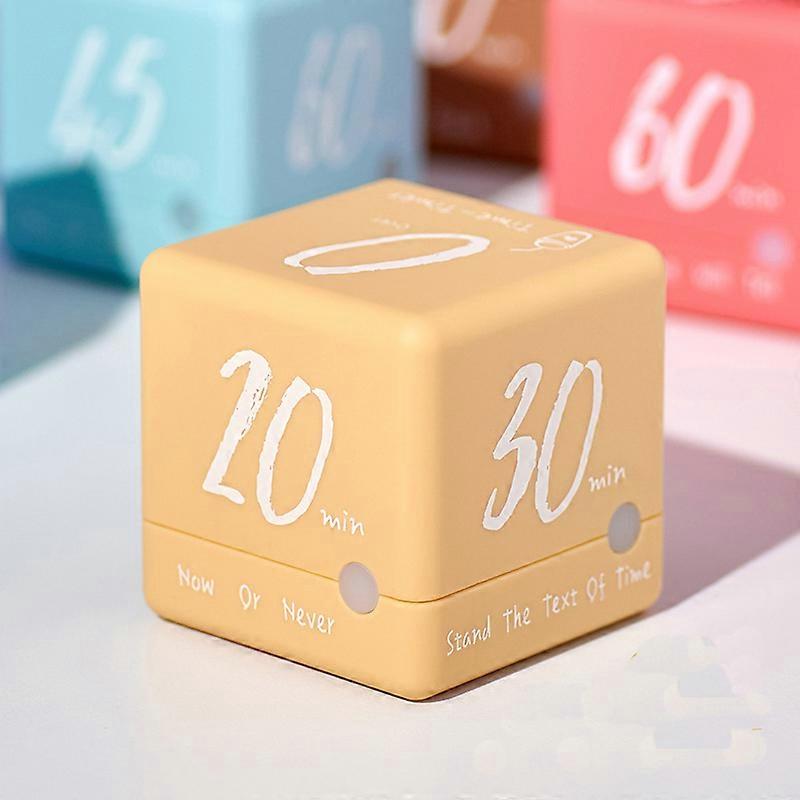 Creative Rubik's Cube Timer Kitchen Timer Gravity Sensing Flip Countdown Rubik's Cube Time Reminder