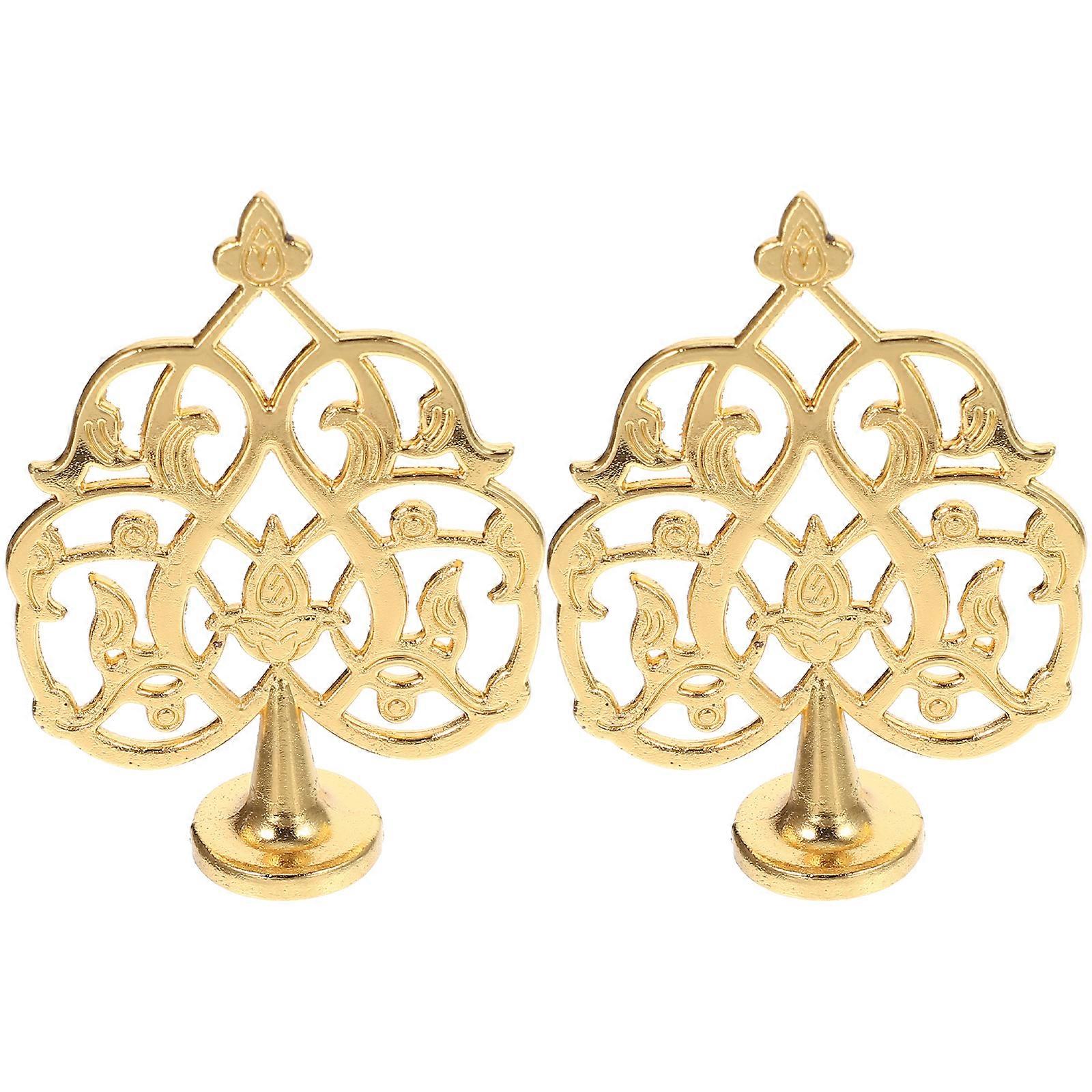 2Pcs Pot Lid Knobs Decorative Pan Lid Replacement Handles Metal Pot Pan Lid Knobs Pot Lid Handles