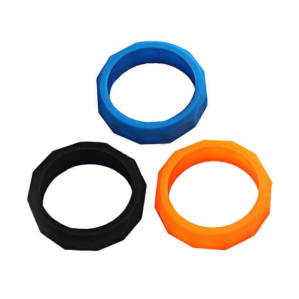 3 Pcs Handheld Microphone Plastic Ring Anti Roller Ring Ring Microphone Skidproof Circle Microphone