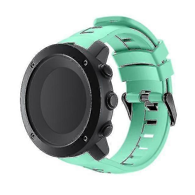 Vertical Silicone Watch Strap For Suunto Ambit3 Mint Green
