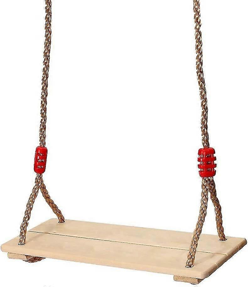 Utendørs trebrett Swing Seat Justerbare barn's Swing Loadable