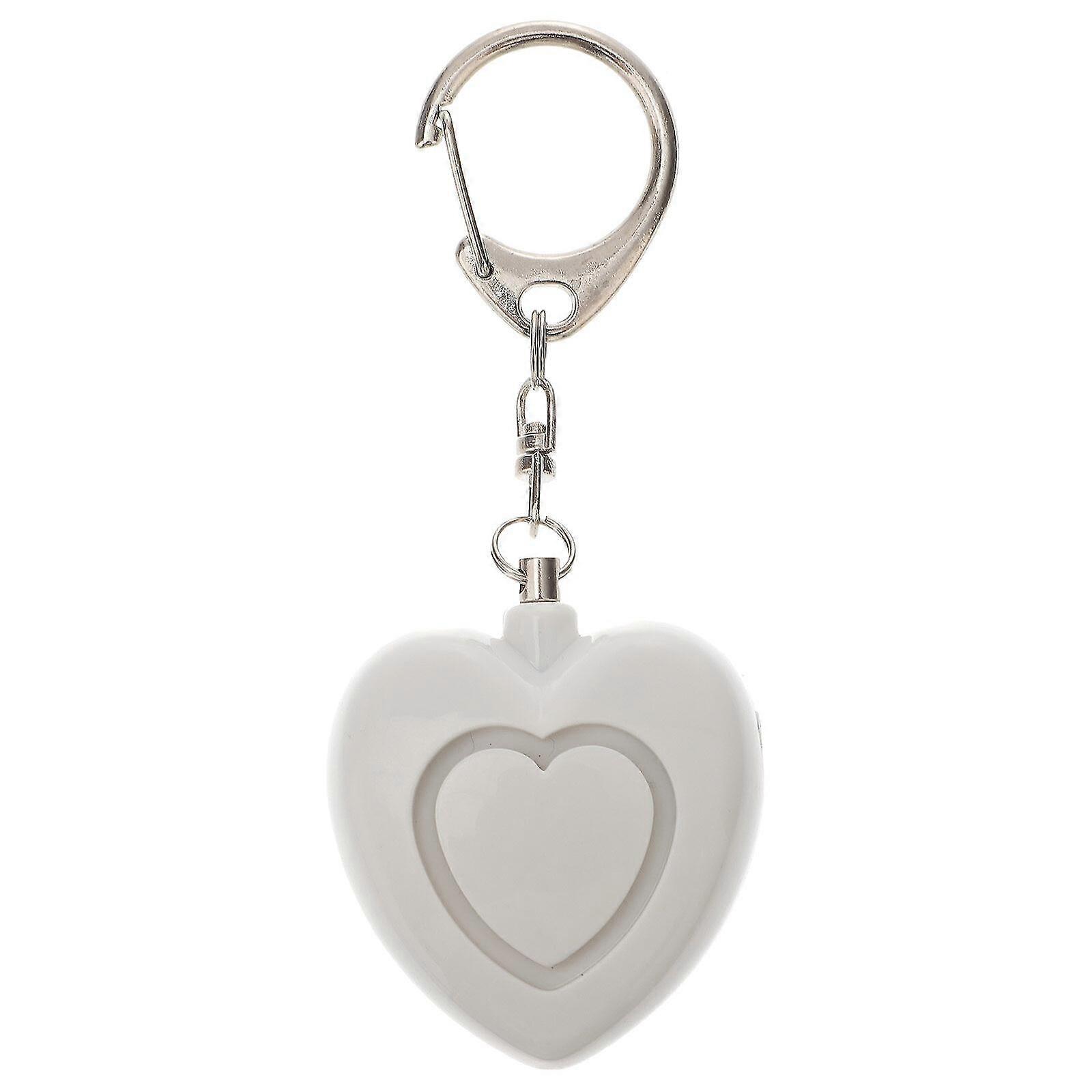 Safe Sound Personal Alarm Heart Shaped Personal Security Alarm Keychain With Lights