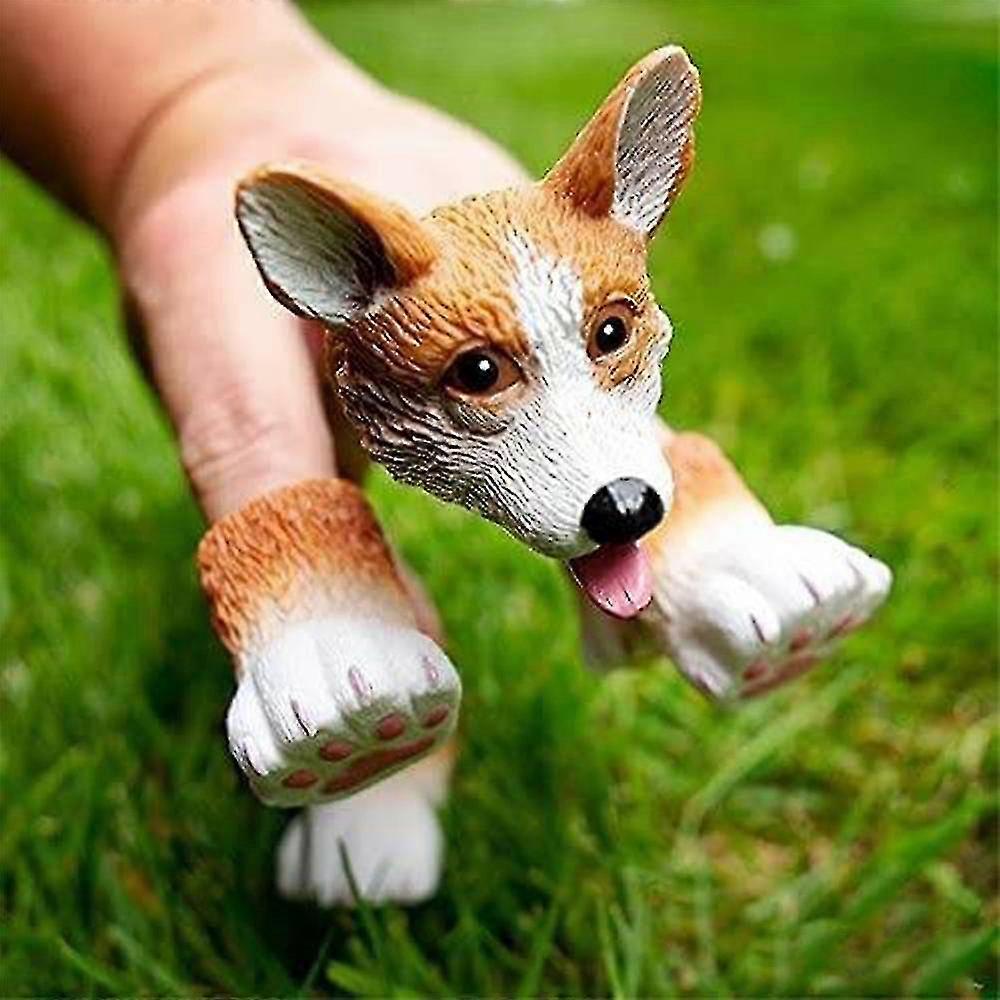 Cat Panda Dog Squirrel Finger Hand Puppet Novelty Toys Finger Doll Props Animal Finger Puppet Gift - Jxlgv