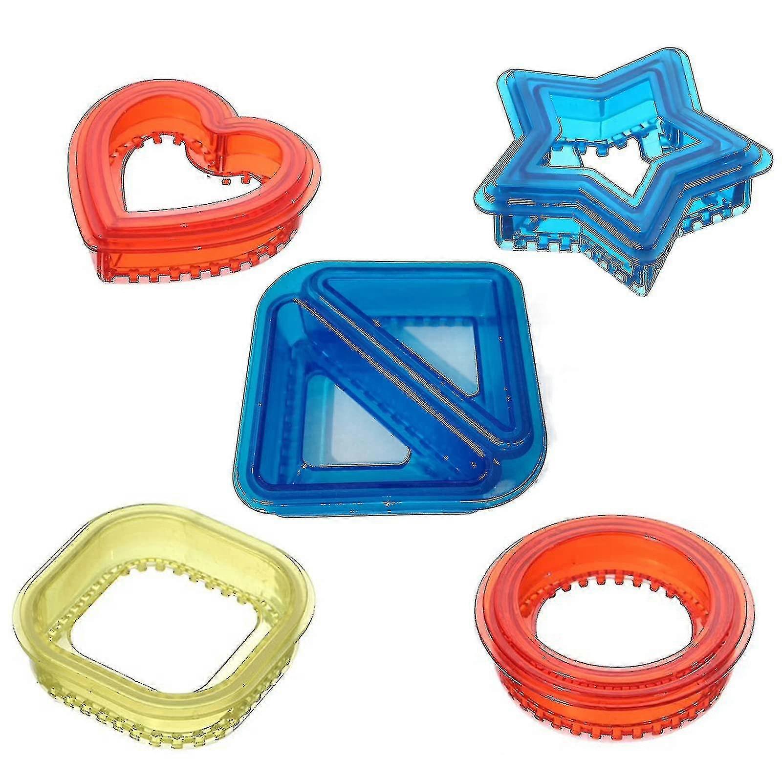 Cute Sets Of Sandwich Cutter And Sealer Bread Sandwich Decruster Pancake Maker Diy Cookie Cutters For Kids Bento Box