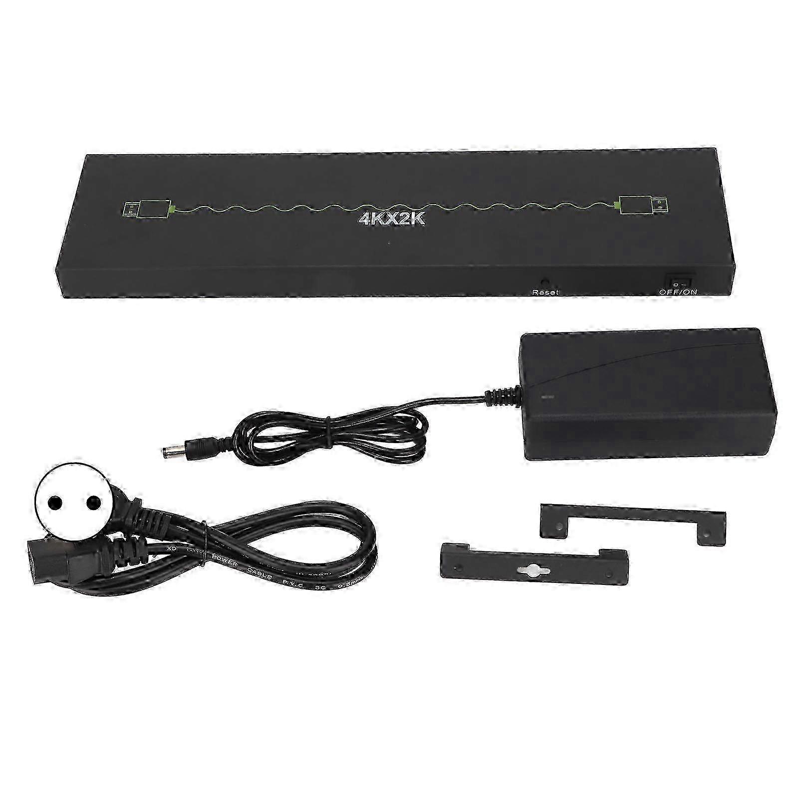 High Definition Multimedia Interface Splitter 4K 1 in 10 Out Stable Reliable Practical Computer Device 100V to 240VEU Plug