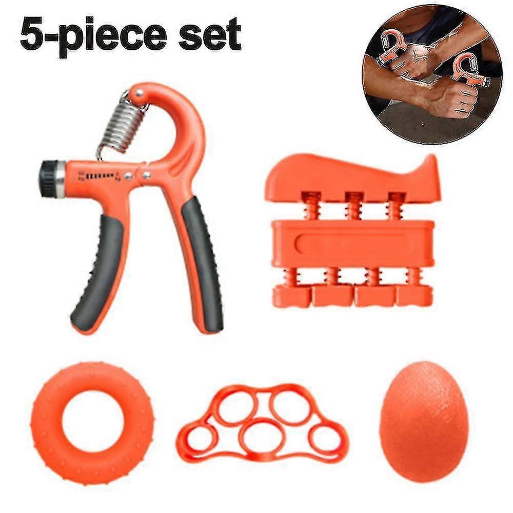 Grip Strength Trainer Kit (5 Pack), Hand Grip Strengthener Kit