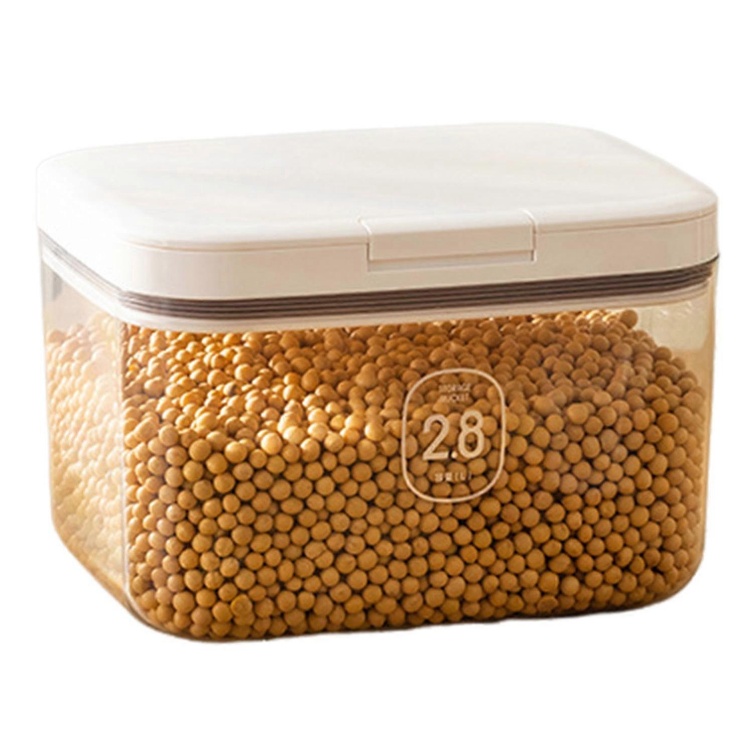 Kitchen Sealed Storage Box Press Type Automatic Sealing Transparent Thick Leakproof Dustproof