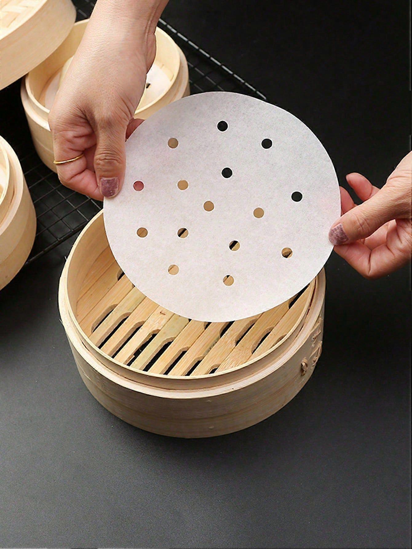 Steaming Paper, Steaming Grid Paper, Steaming Mat Paper, Steaming Bun Paper, Silicone Oil Paper, Round Cage Paper, Baking Paper, Disposable Steaming P