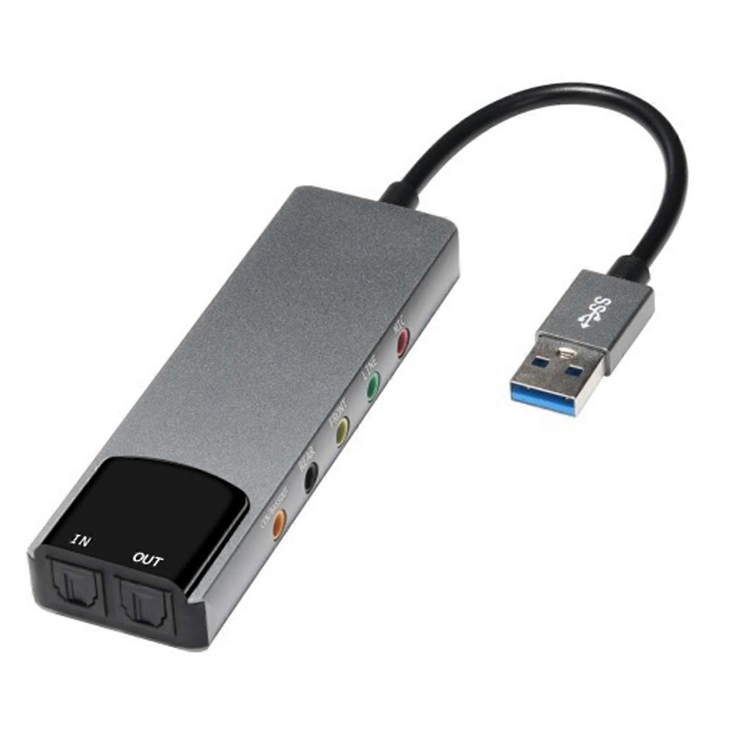 USB External Sound Card for Windows 8/7/XP Optical SPDIF Input Multifunctional Audio Sound Card