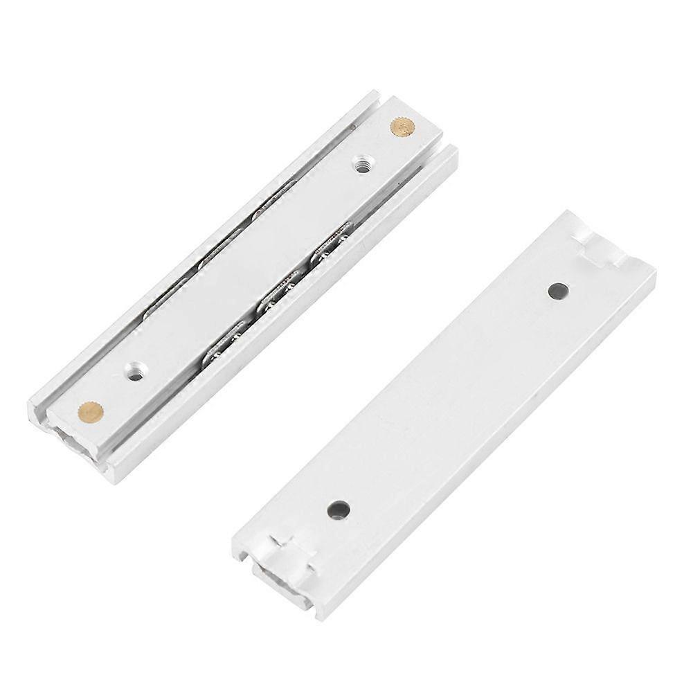 2pcs/ Set Mini Aluminum Alloy Durable Smooth Slideway for Drawer Cabinet(70mm)