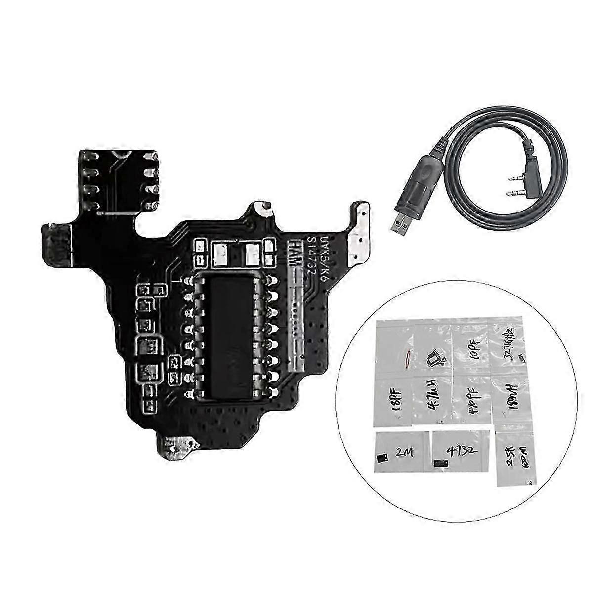 Si4732 Shortwave Radio Module+usb Programming Cable For Uvk5/uvk6 Si4732ic+2m Capacity Expansion