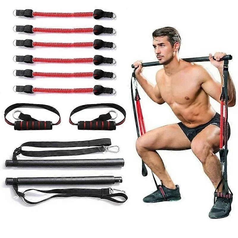 Nneoba Yoga Resistance Bands Pilates Stick