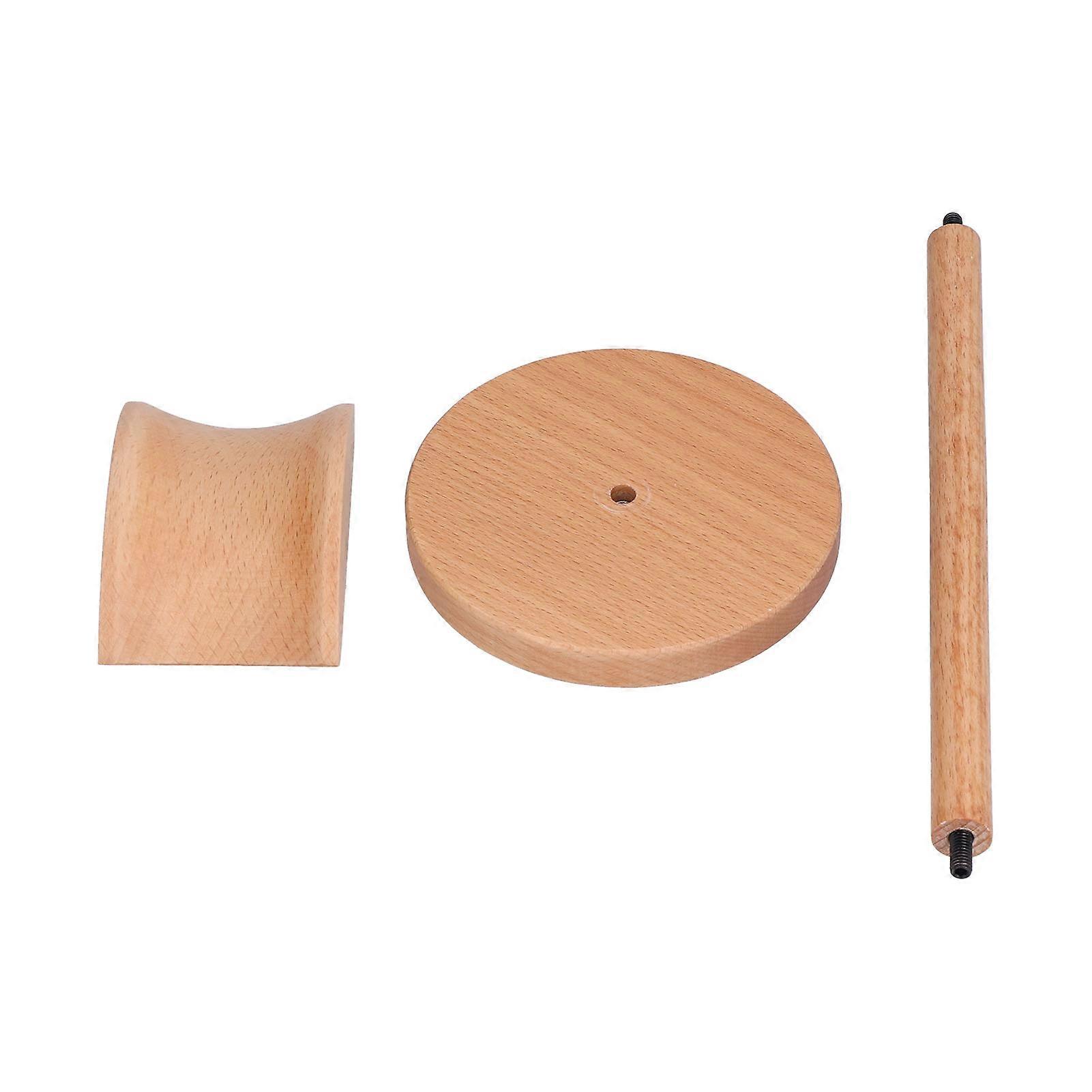 Beech Headphone Stand: Unique Shape Portable Stable Holder