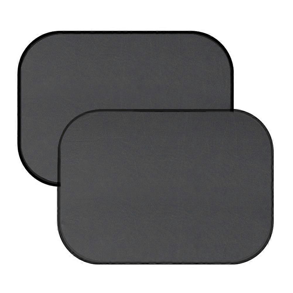 2pcs Summer Electrostatic Sunscreen Heat Shield Retractable Car Window Shade