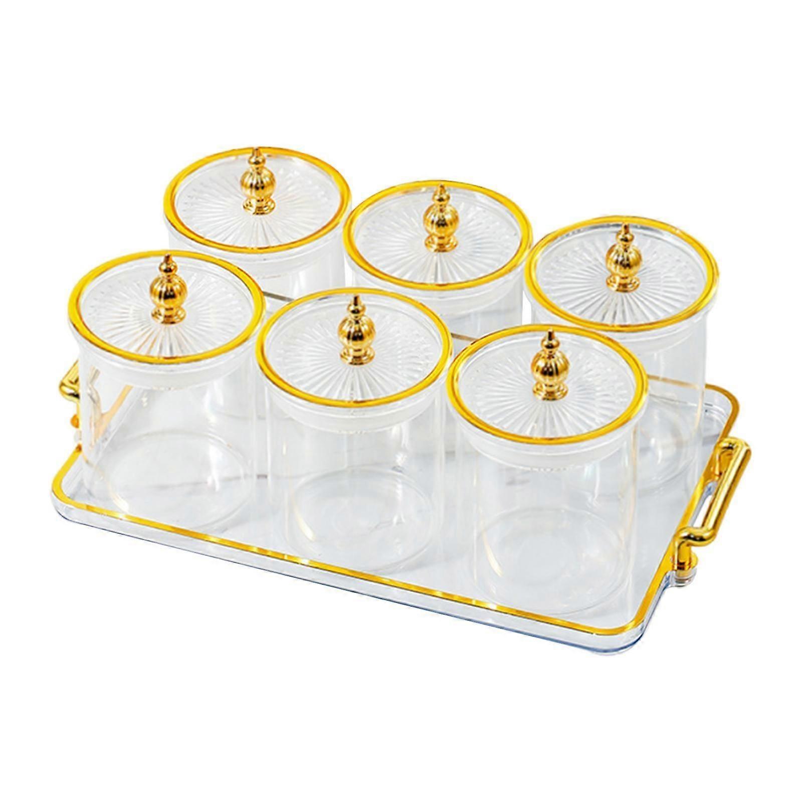 Dry Fruit Tray with Lid Multipurpose Appetizer Tray for Party Holiday Snacks clear