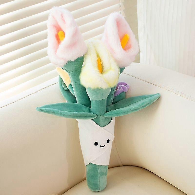 Blumenstrauß Serie Spaß Plüschtiere Simulation Brautstrauß Mädchen Freundinnen Geburtstagsgeschenk Puppe