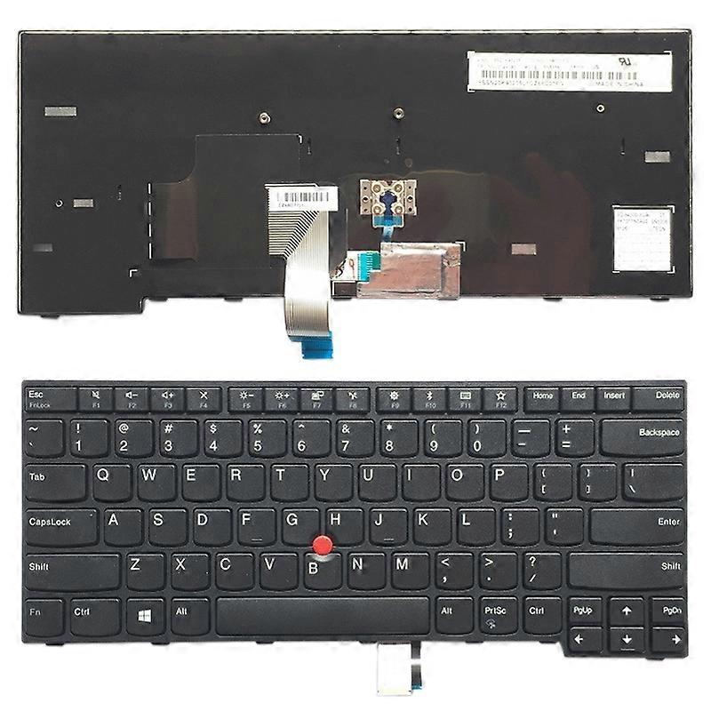 Lenovo IBM Thinkpad E470 / E470C / E475、Teclado 01AX080 / 01AX040 / 01AX000 / SN20K93235用のポインティングスティック付き米国版英語ラップトップキーボード