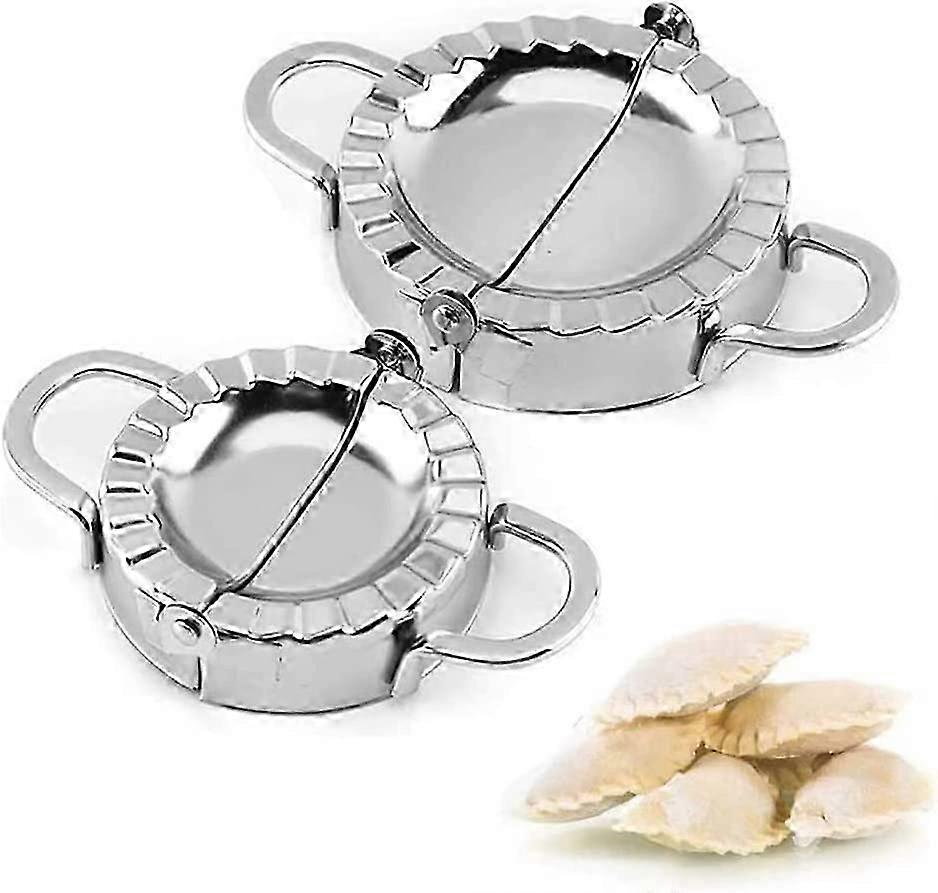 2 sets, Dumplings, Dumpling Maker, Dumpling Maker Set, Dumpling Mold Maker Roestvrij Staal Dumpling