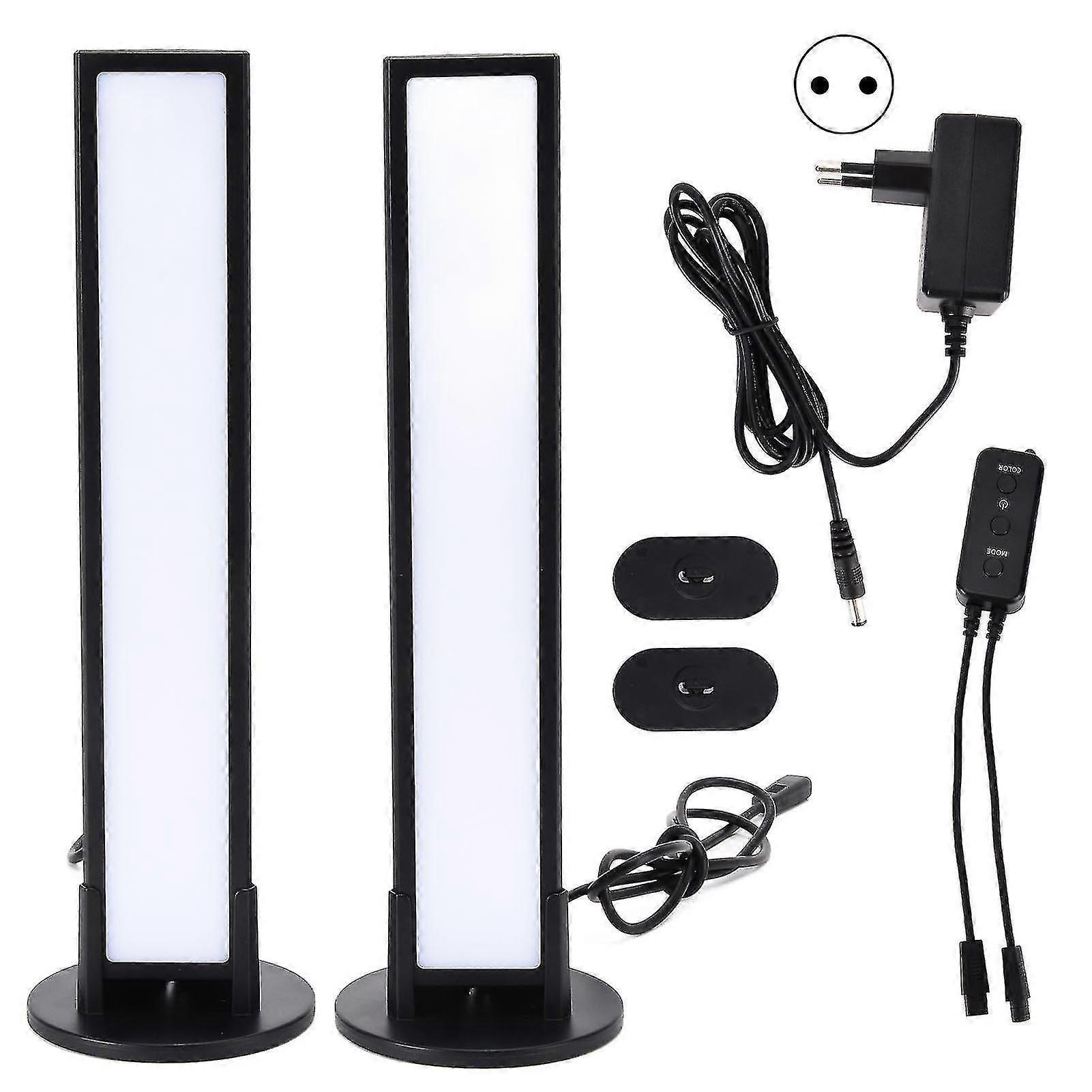 Smart Light 3d Music Changeable Light Rgb Bar Light With Wiring Controller For Game Movie Pc Tv Room Decoration 100240veu Plug