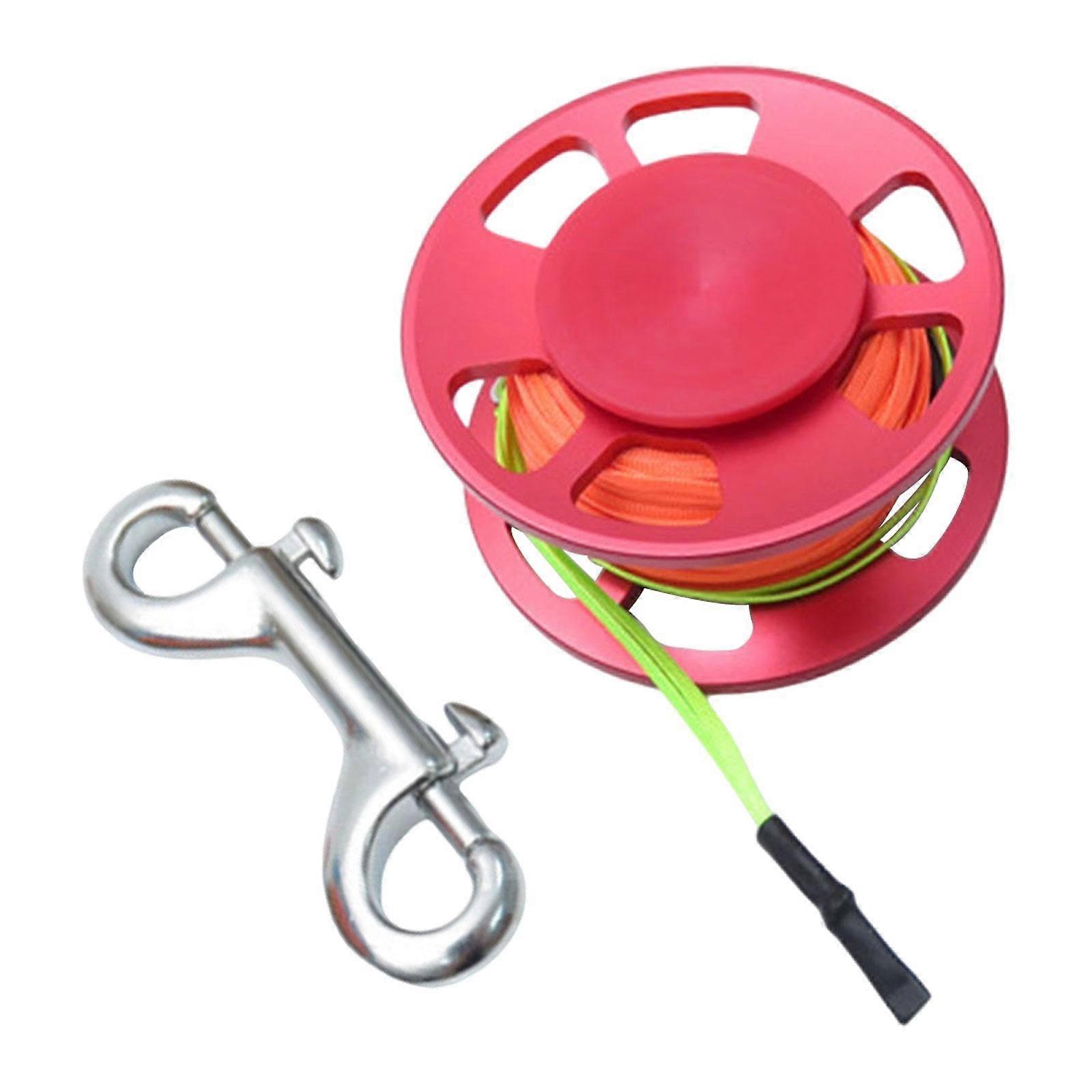 Scuba Diving Reel Diving Spool met 30M/98ft High Visibility Line Scuba Spool