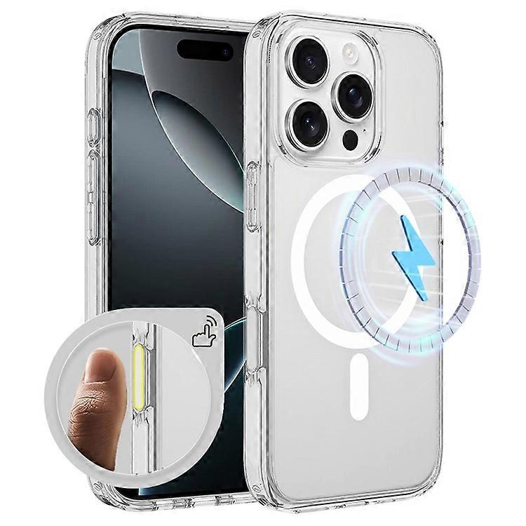 Compatible For iPhone 16 Pro Max Case Compatible with MagSafe TPU + Acrylic Phone Cover with Camera Control Button