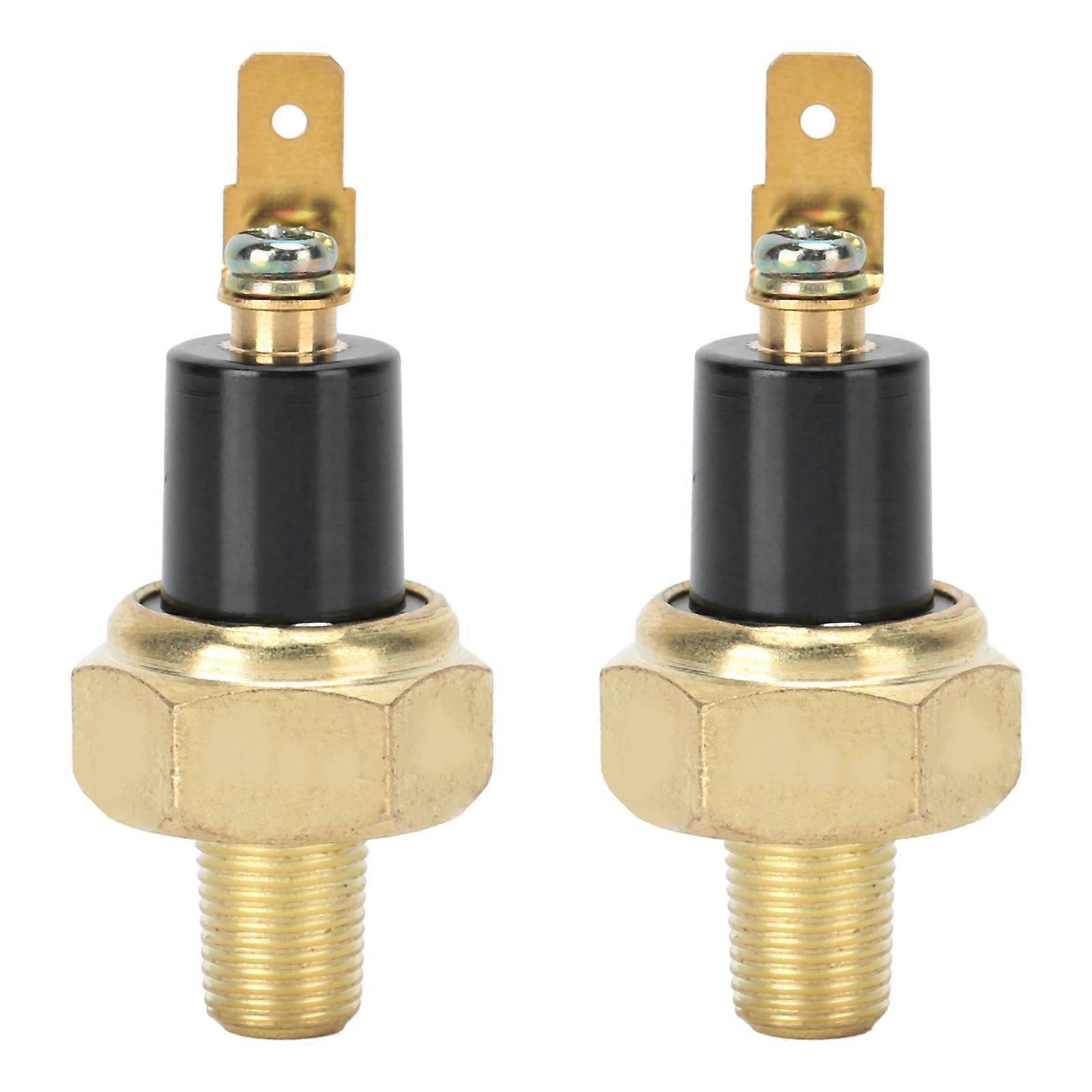 2PCS Oil Pressure Switch Sensor Alarm Fit for 178F/186F 3KW‑5KW Air‑Cooled Diesel Generator