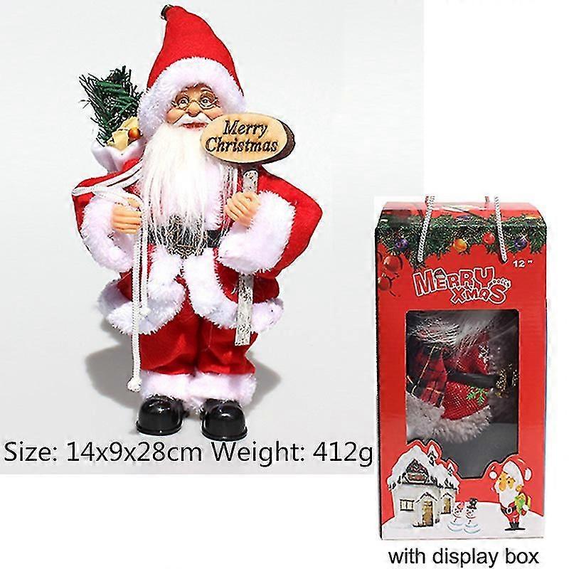 トゥワークサンタクロースダンスドールエレクトリックミュージカルぬいぐるみ子供用クリスマスギフト新年2023クリスマスオーナメントナビダッド