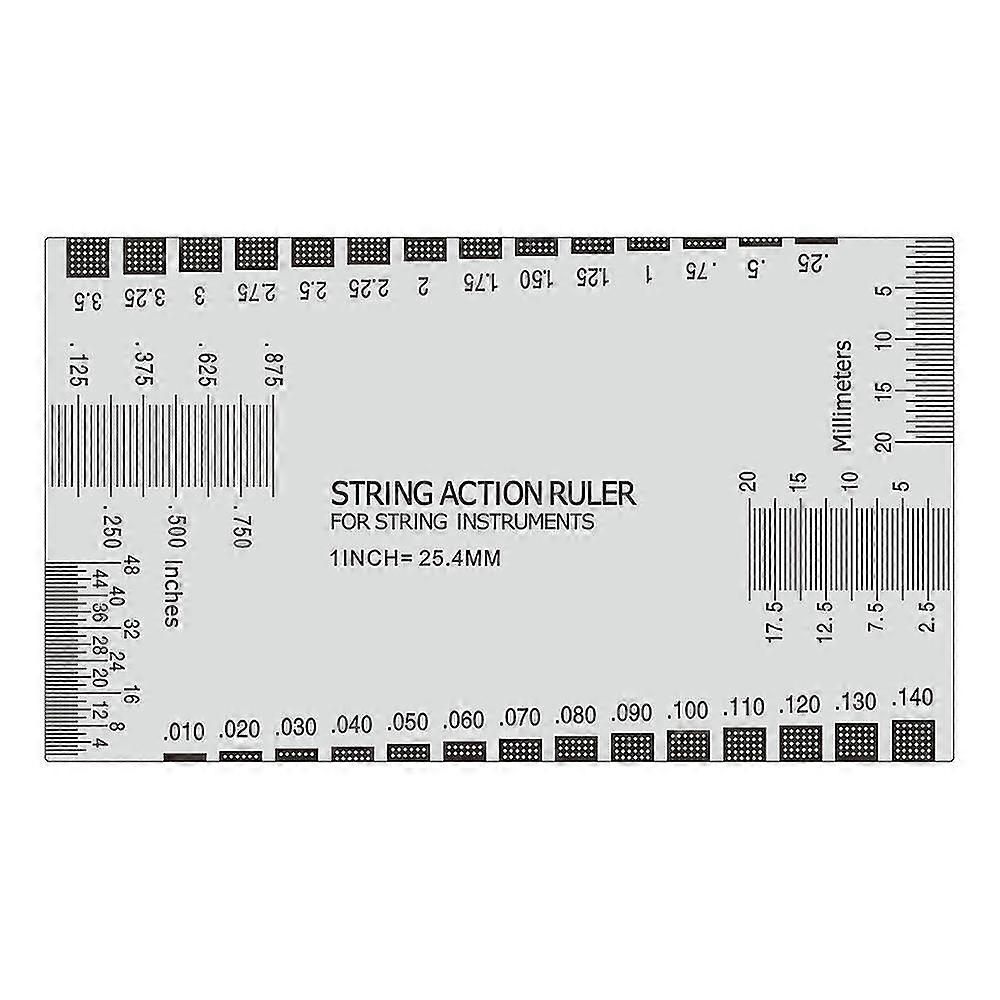 Gitarre Saite Action Lineal Saite Pitch Lineal Gitarre Messlehre Werkzeug