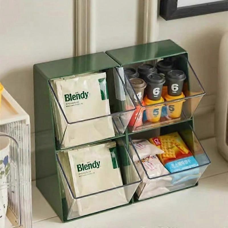 1PC Tea Bag Storage Box, Tea Capsule Coffee Storage Box, Office Pantry, Entrance Storage Box, Shelf, Suitable For Desktop Storage And Organization