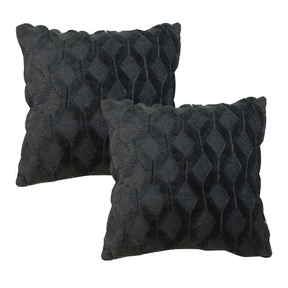 Capas de almofada 50 * 50cm, capa de almofada decorativa Boho da Marinha com pelúcia macia, conjunto de 2