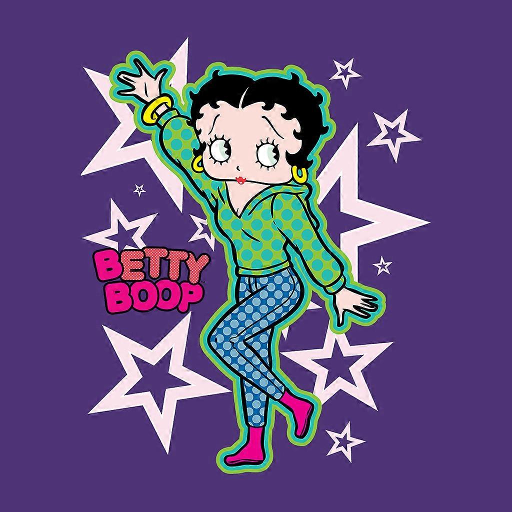 Betty Boop Green Top Stars And Dots Men's Sweatshirt
