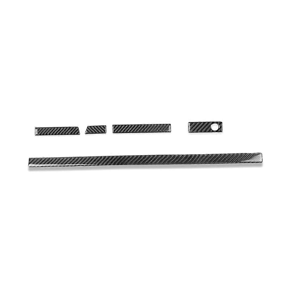 For 2003-2010 LHD karbonfiber dashbordpanel hanskeromsbryter dekorativ list list tilbehør