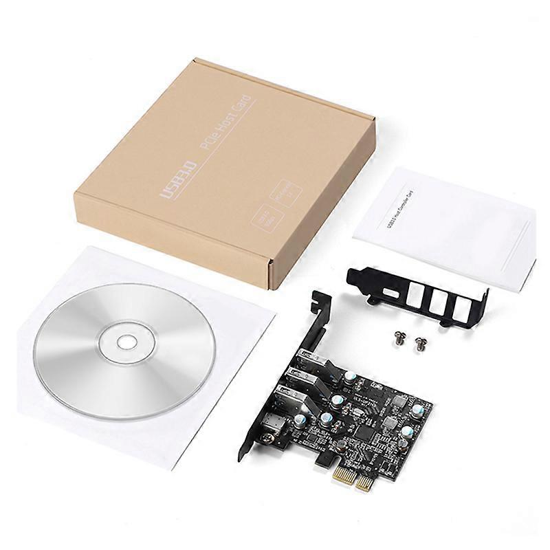 PCI-E to USB 3.0 Type C 3 Type A Expansion Card - Interface 4-Port