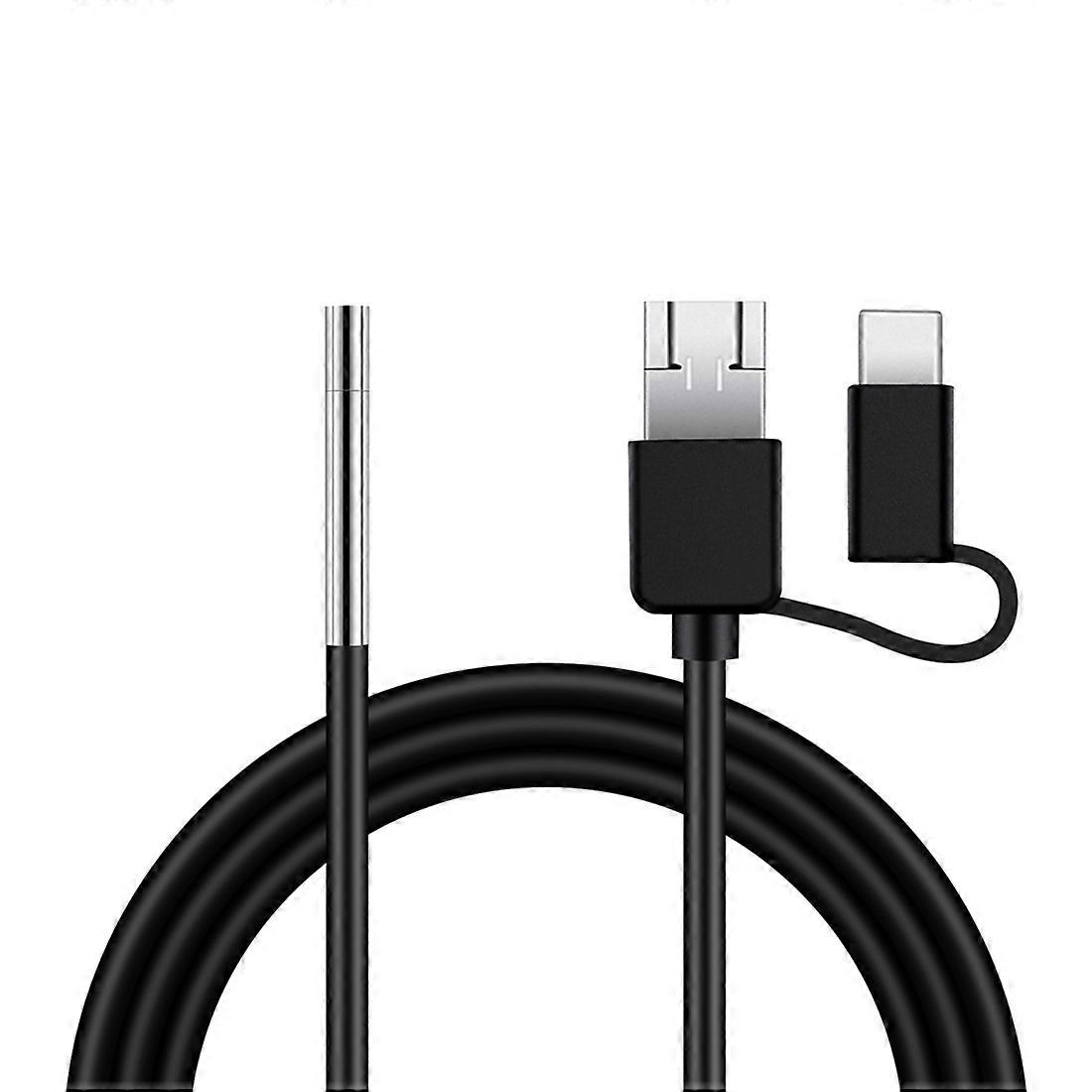 3 in 1 TYPE-C HD Endoscope Waterproof USB 3.9MM 1M Camera Upgrade Kit