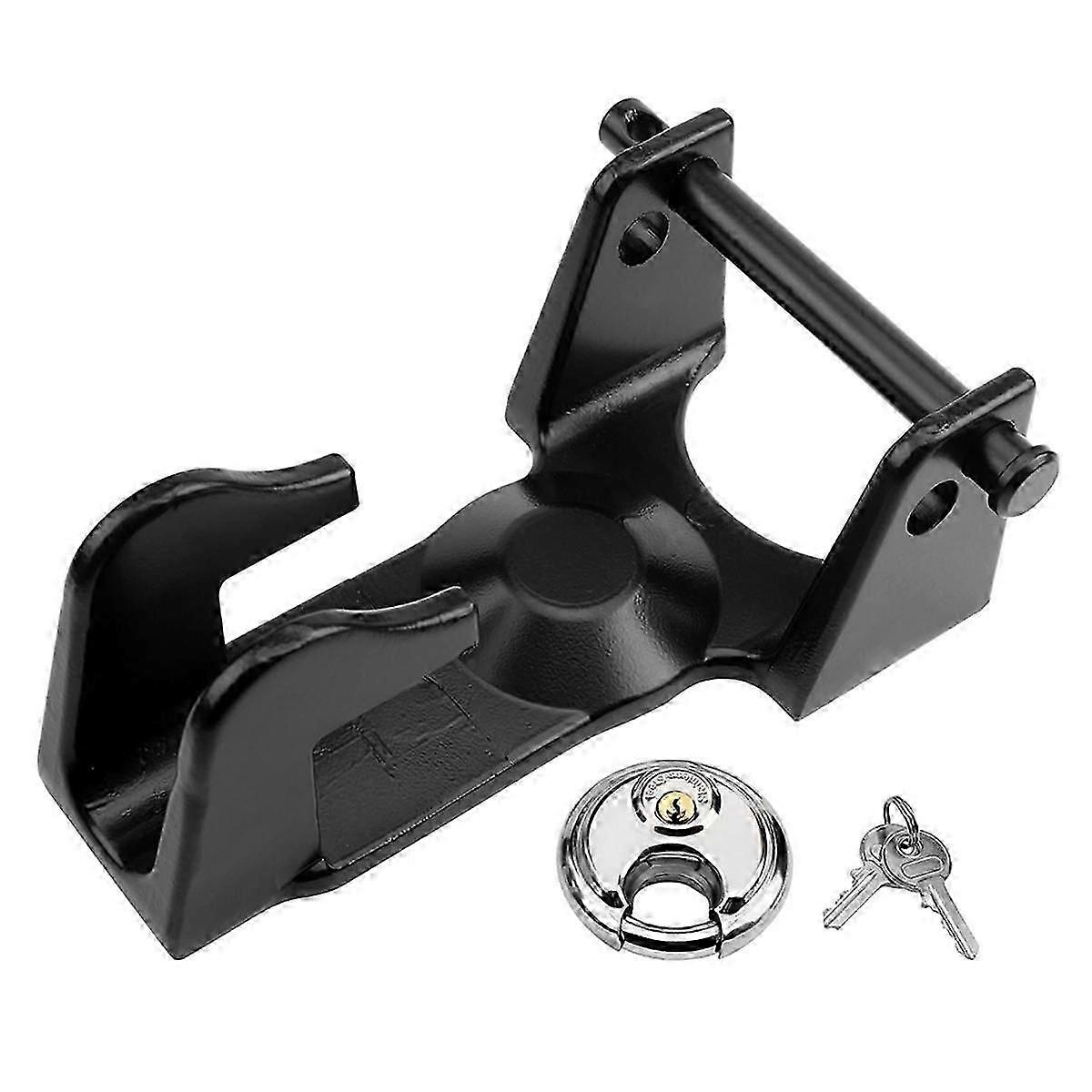 Gooseneck Hitch Lock W/Keyed Padlock, Model TL-50 Coupler Trailer Lock,for Heavy Trailers, Livestoc