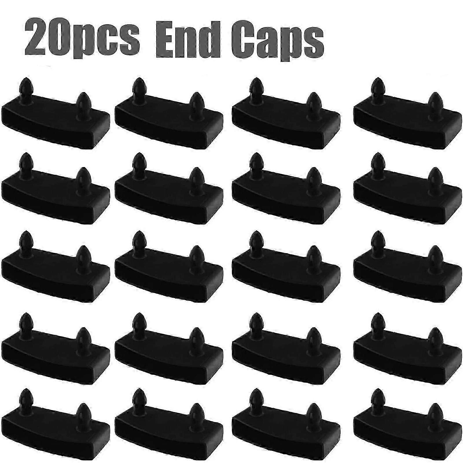 Embouts de sommier 20 pièces pour supports de support de lattes en bois