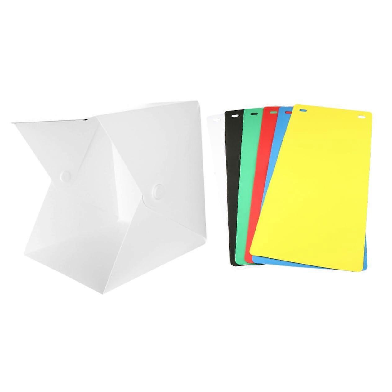 Led Photo Studio Miniphotography Studio Box 6 Backgrounds Easy to Carry for Web