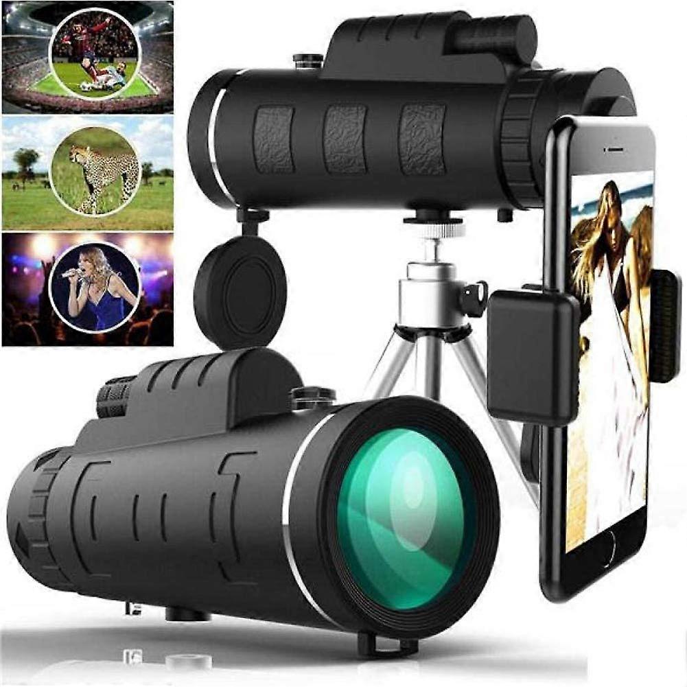 40X60 Monocular Telescope, High-Definition Low-Light Night Vision