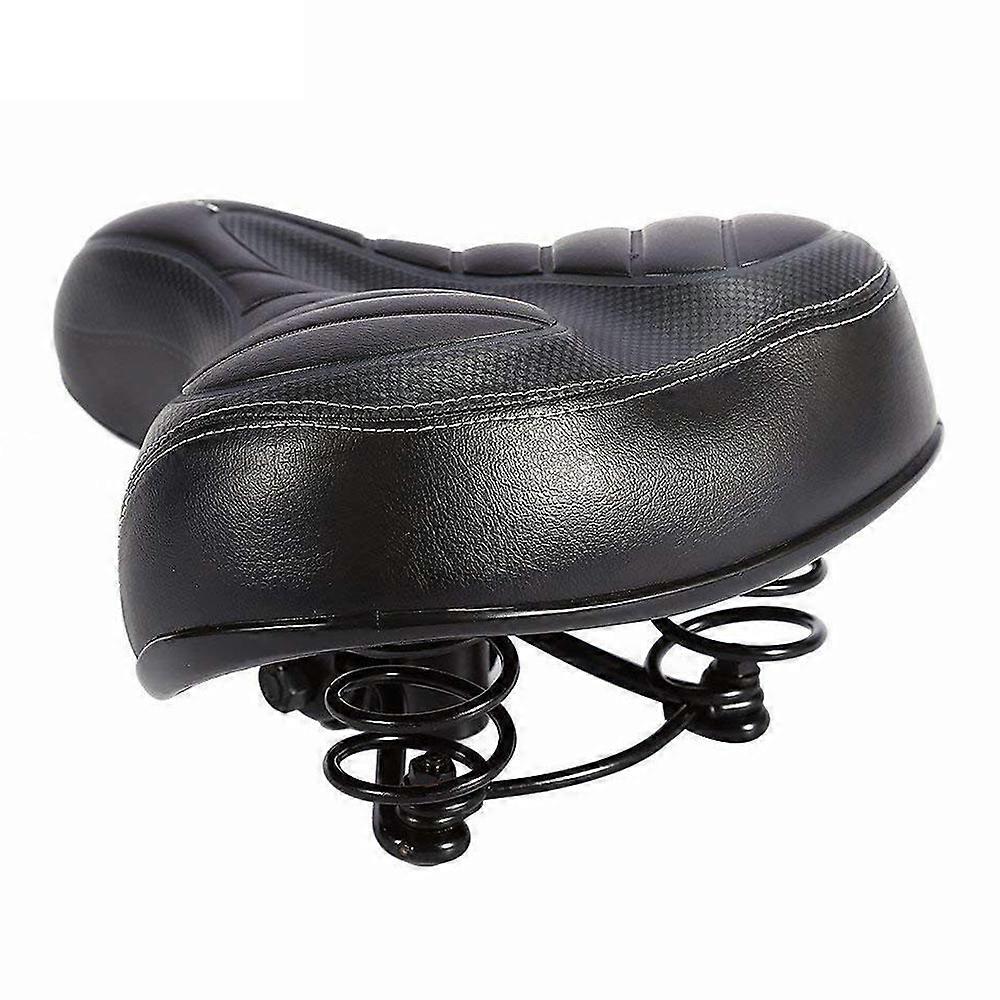 Bicycle Saddle Replacement Padded Soft Shock Absorbing Rubber Universal Fit