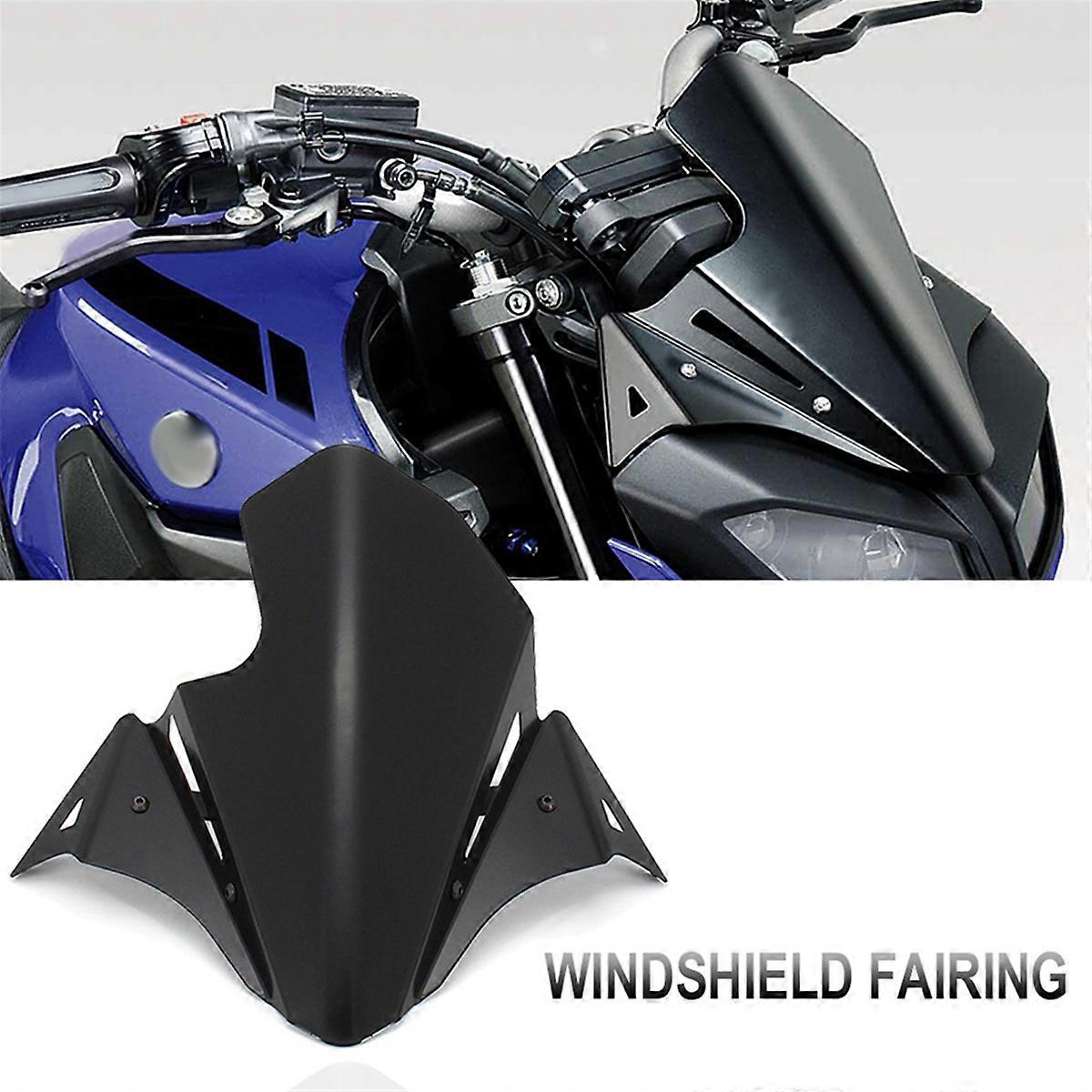 Motorcycle Front Windshield Metal Airflow Wind Deflector for MT-09 MT09 2017-2020