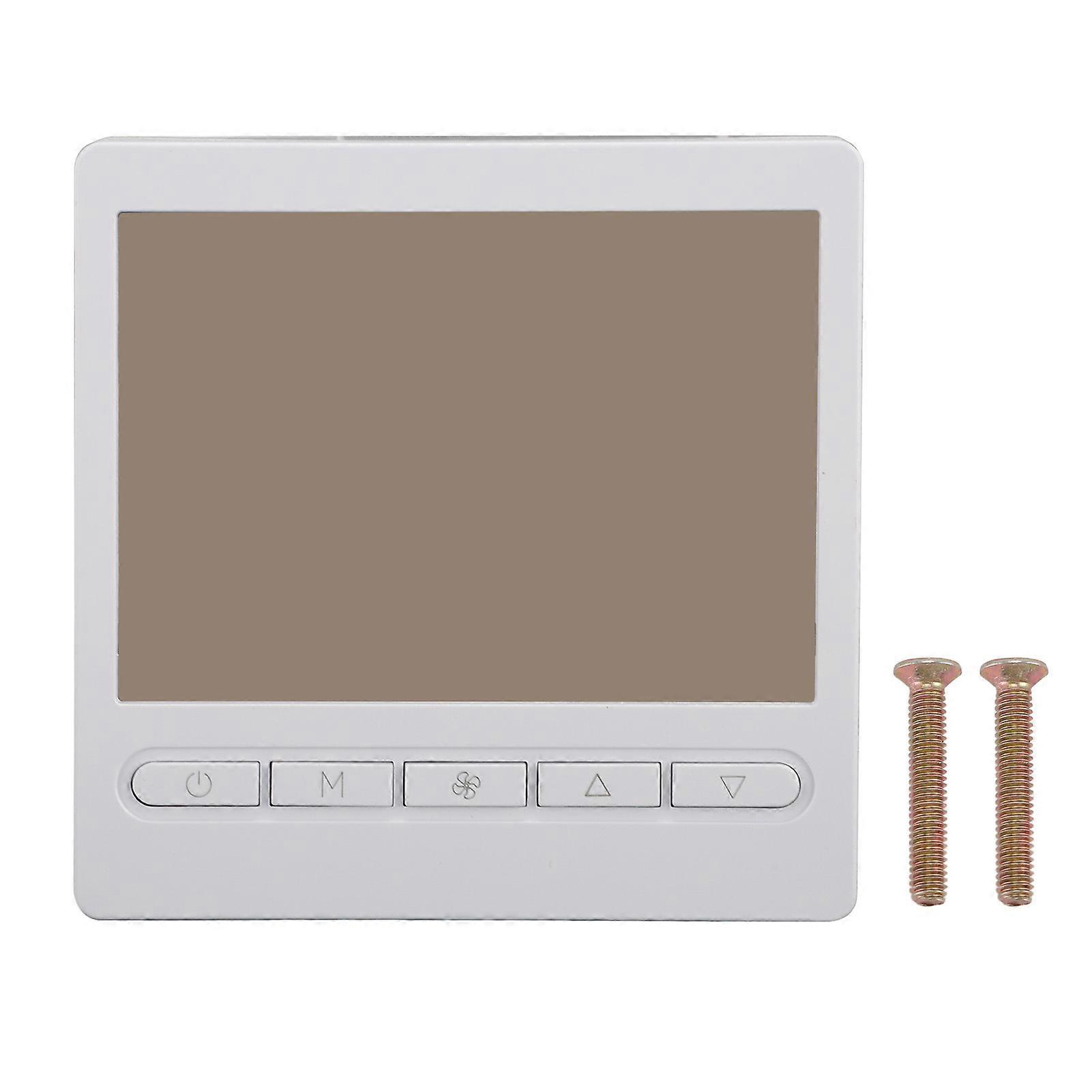 2 in 1 Programmable Thermostat 3A 10A LCD Smart Temperature Controller for Air Conditioner Underfloor Heating