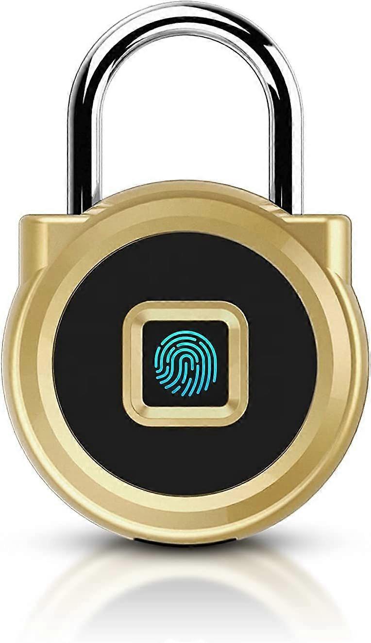 P5 Biometric Fingerprint Padlock Waterproof and USB Rechargeable for Locker, Handbags, Golf, Cabinets, Gym, Door, Luggage, Suitcase, Backpack, Bike, S