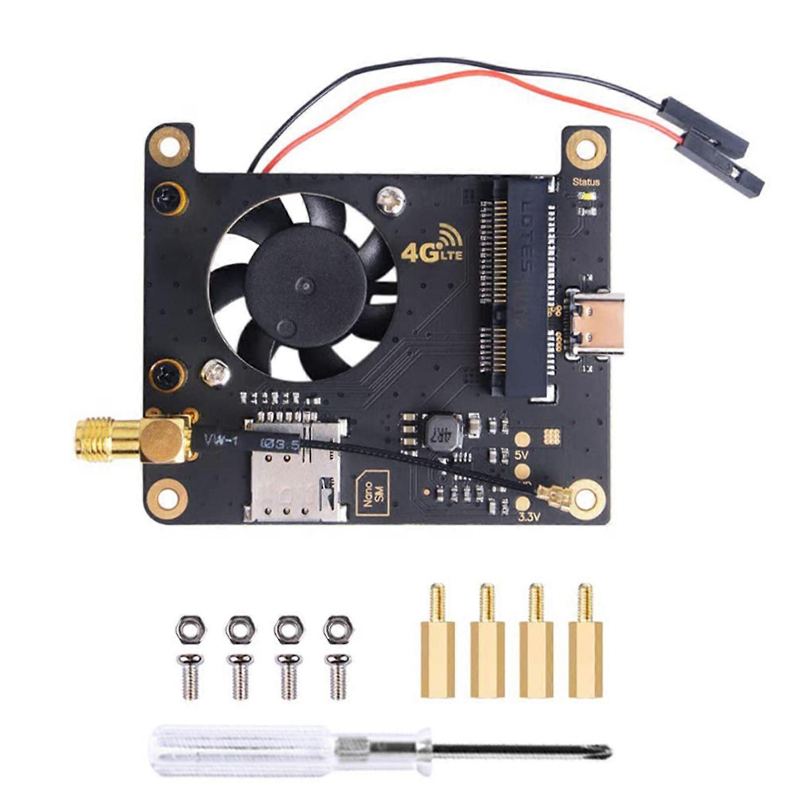 Scheda di espansione HAT 4G/3G per Raspberry Pi basata su SIM7600A-H supporta LTE 4G