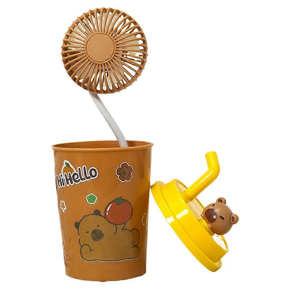 Ventilatore da tavolo pieghevole piccolo e portatile, mini, con supporto per bambole