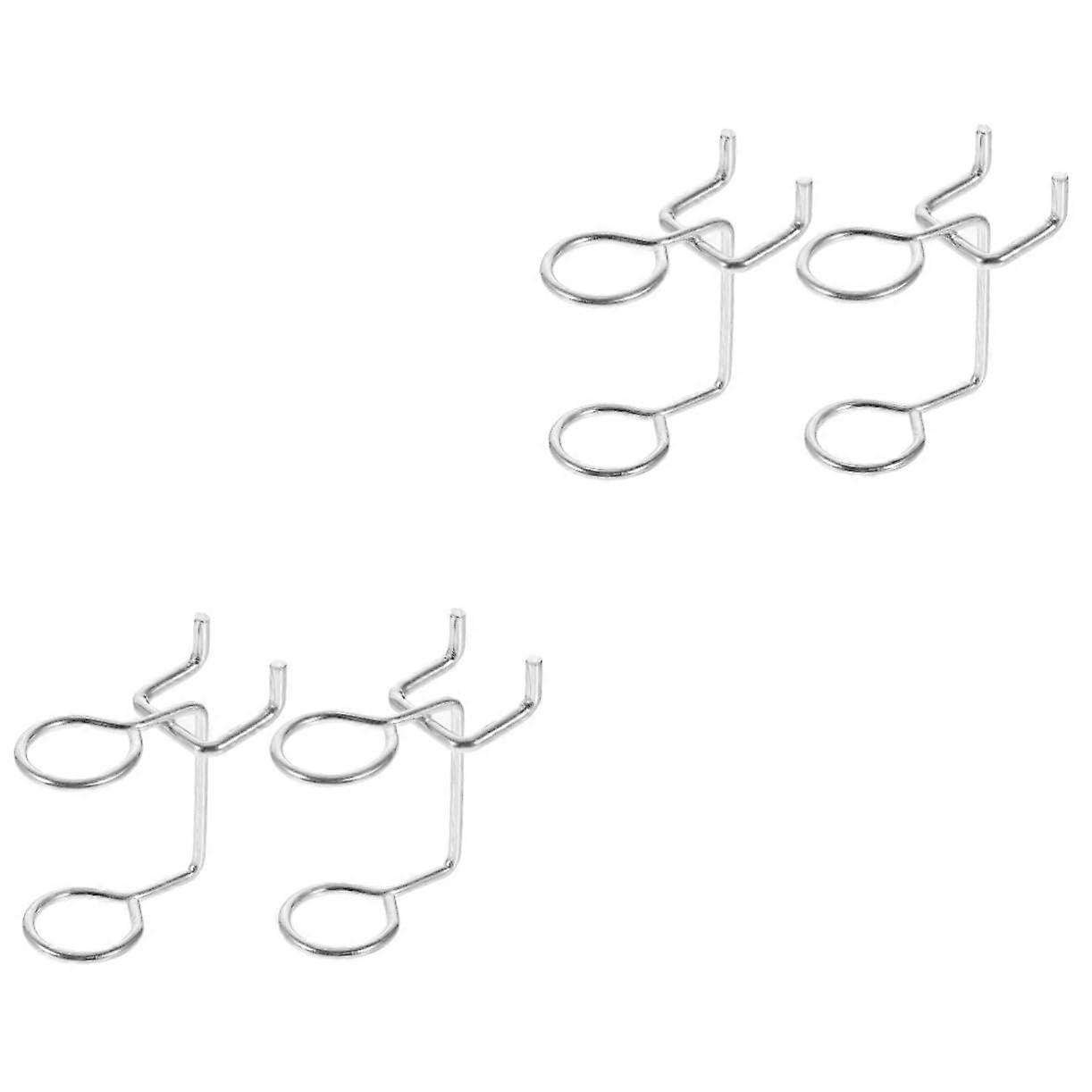 Pegboard Power Tool Holder - Iron Screw Organizer Hooks for Screwdriver Rack - Durable Accessory Holders for Home Use