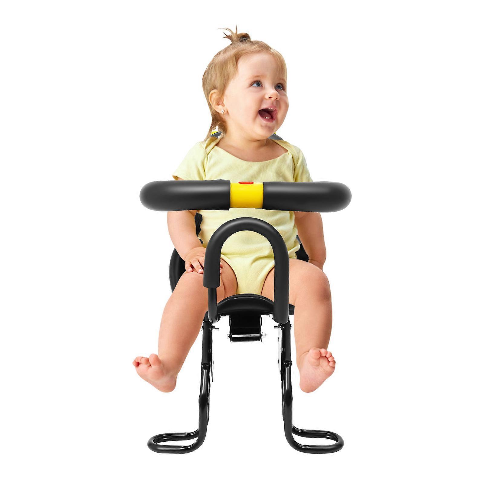 Siège enfant de vélo, Siège enfant de vélo gris, Siège de sécurité enfant de vélo réglable, Siège enfant de vélo