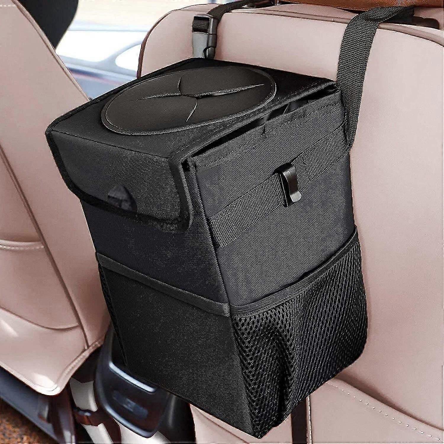 Car Trash Can,10L Collapsible Waterproof Garbage Bag Car Organizer, Multipurpose Foldable Car Storag