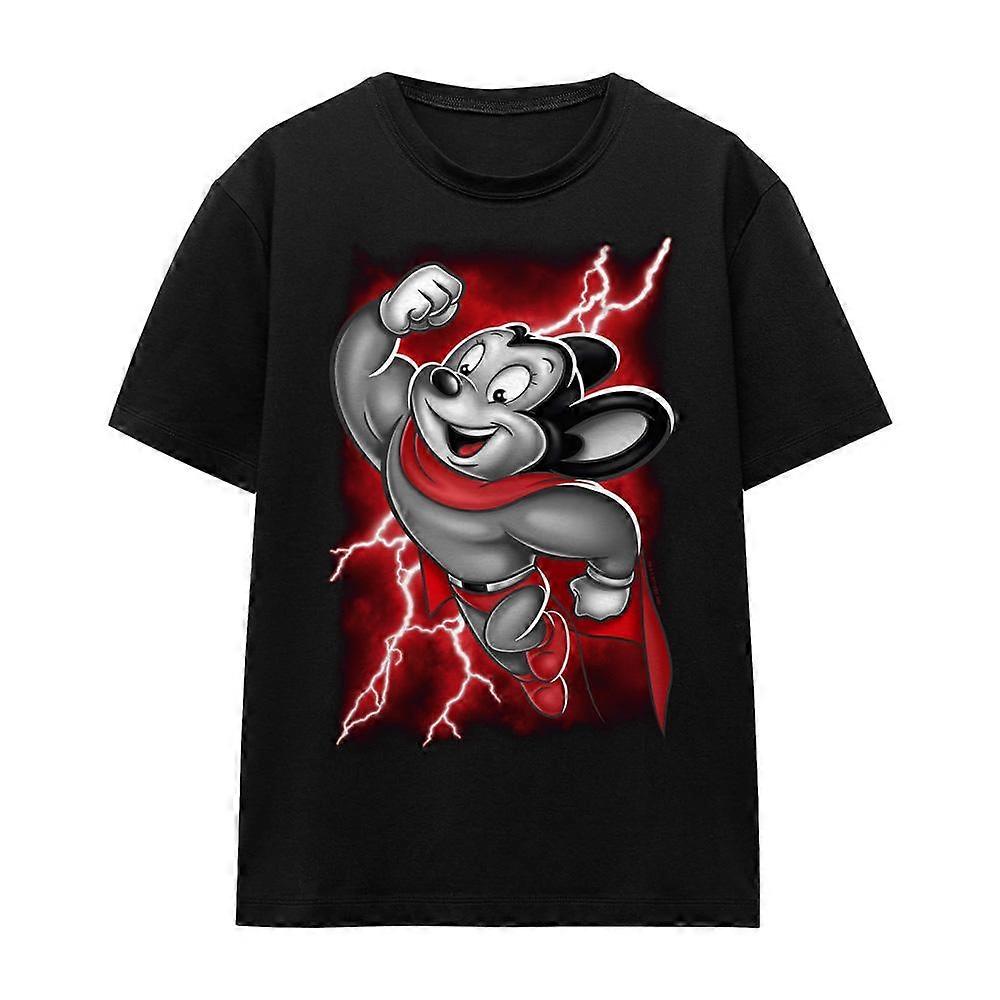Mighty Mouse Unisex Erwachsene Mighty Storm T-Shirt